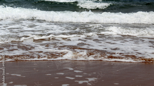 waves on the beach