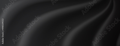 Abstract wavy background in black colors
