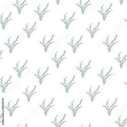 Seamless floral pattern. Print with small floral ornaments. Pattern for textiles and wallpaper. for postcards and greetings. for clothes and accessories.