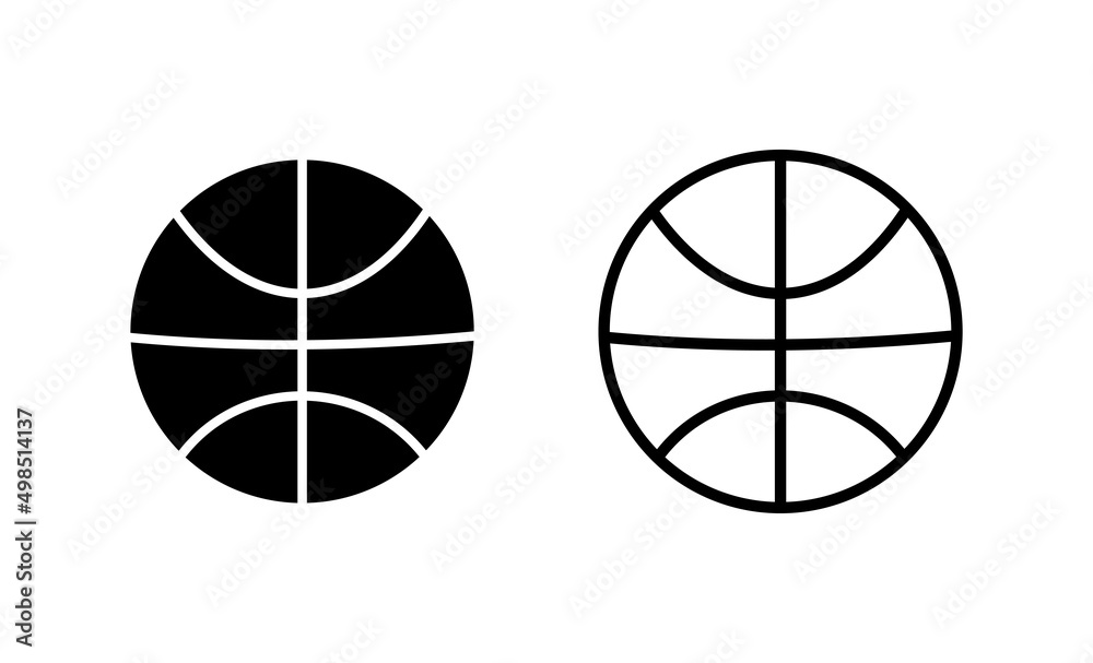 Basketball icon vector. Basketball ball sign and symbol Basketball icon vector. Basketball ball sign and symbol