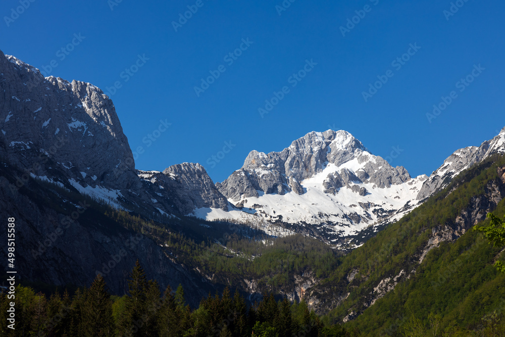 Julian Alps in Slovenia Europe