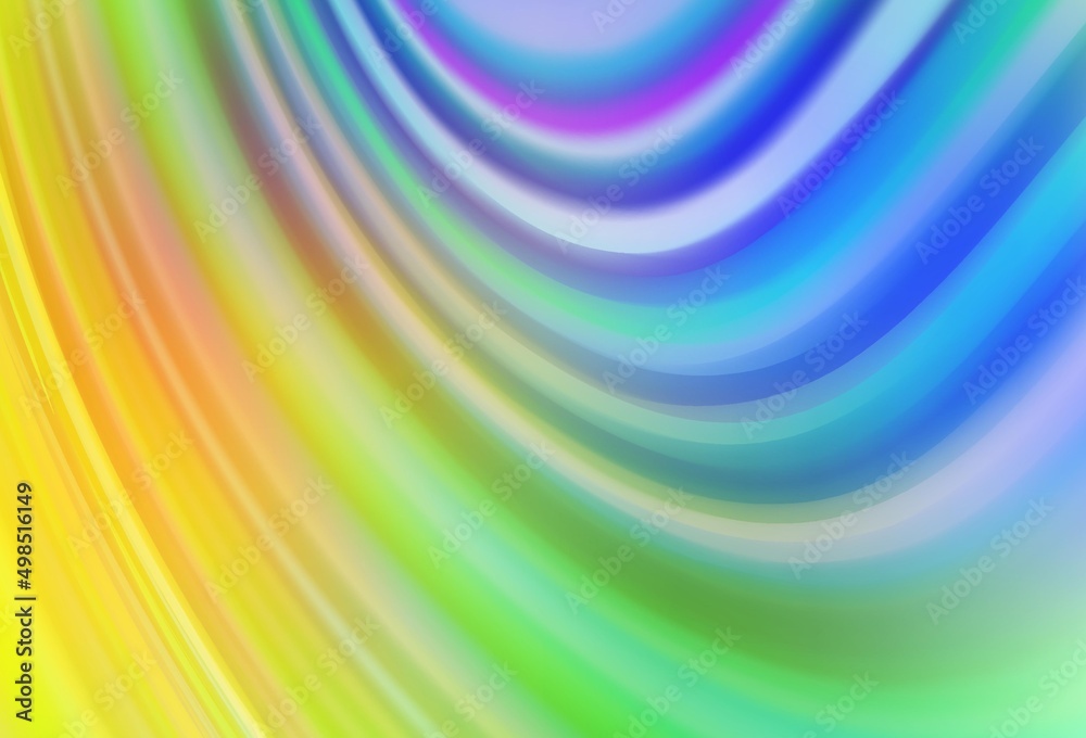 Fototapeta premium Light Multicolor vector blurred and colored pattern.