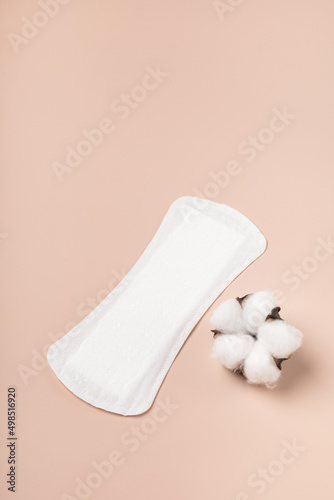 Women's sanitary napkin is airy and soft