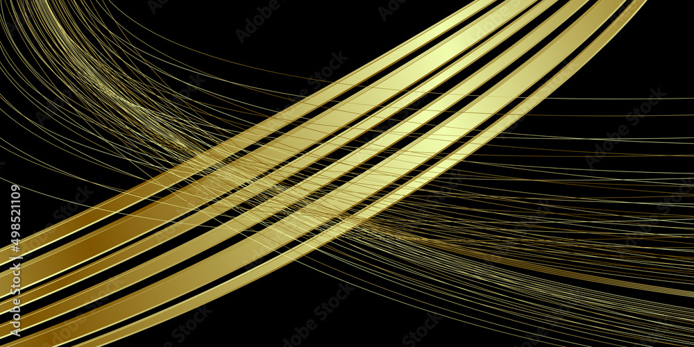 Obraz premium Black gold background