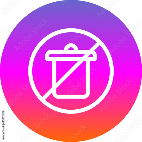 No Littering Icon