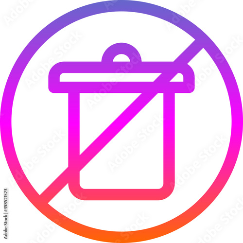 No Littering Icon