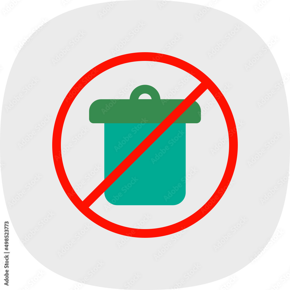 No Littering Icon