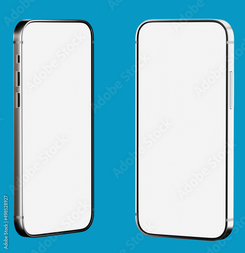 Phone blank screen. Mobile ...