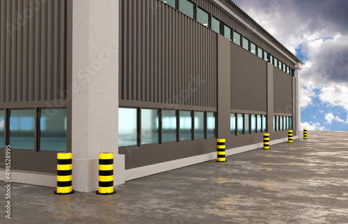 Manufactory building outsid...