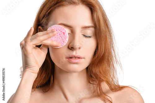 Beautiful woman with makeup...
