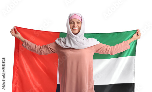 Young woman in traditional ...