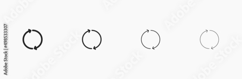 Refresh arrow vector arrow. Reload vector sign