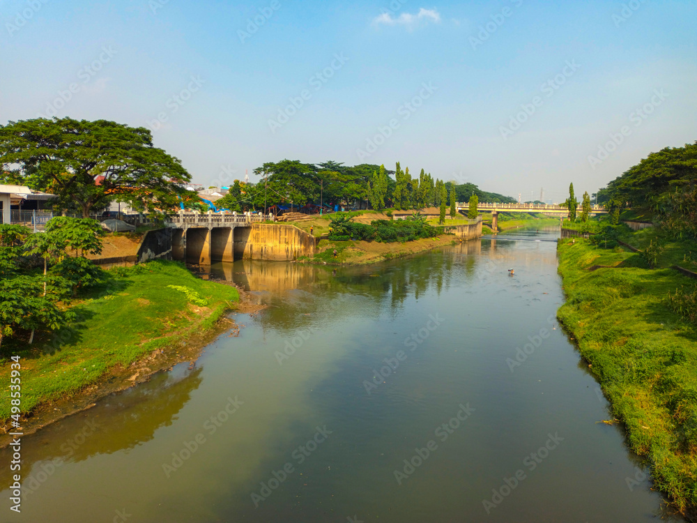 City canal for flood control 