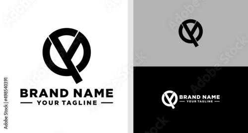 QY LOGO MONOGRAM LINE EDITABLE