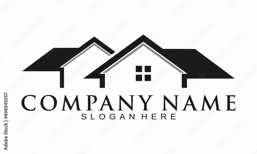 Home simple illustration vector logo Home simple illustration vector logo