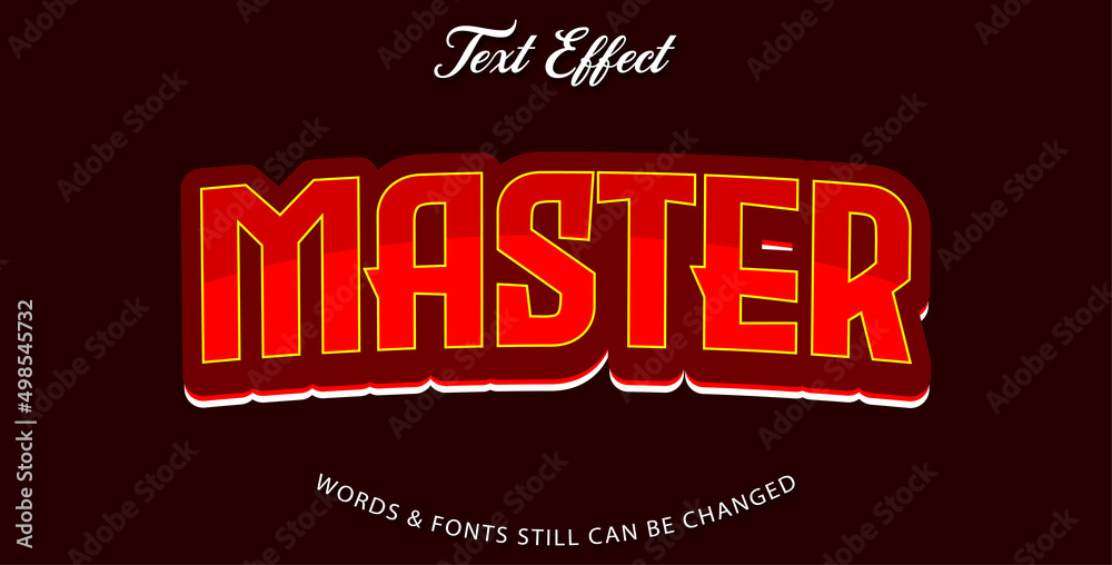 editable text effect master