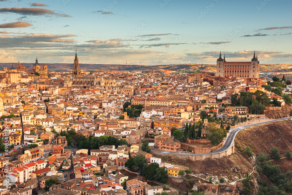 Toledo, Spain Town at Dawn