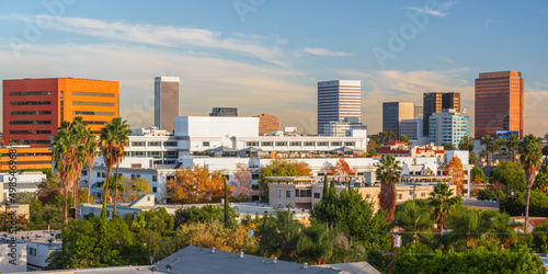 Beverly Hills, California, USA Rooftop Skyline View