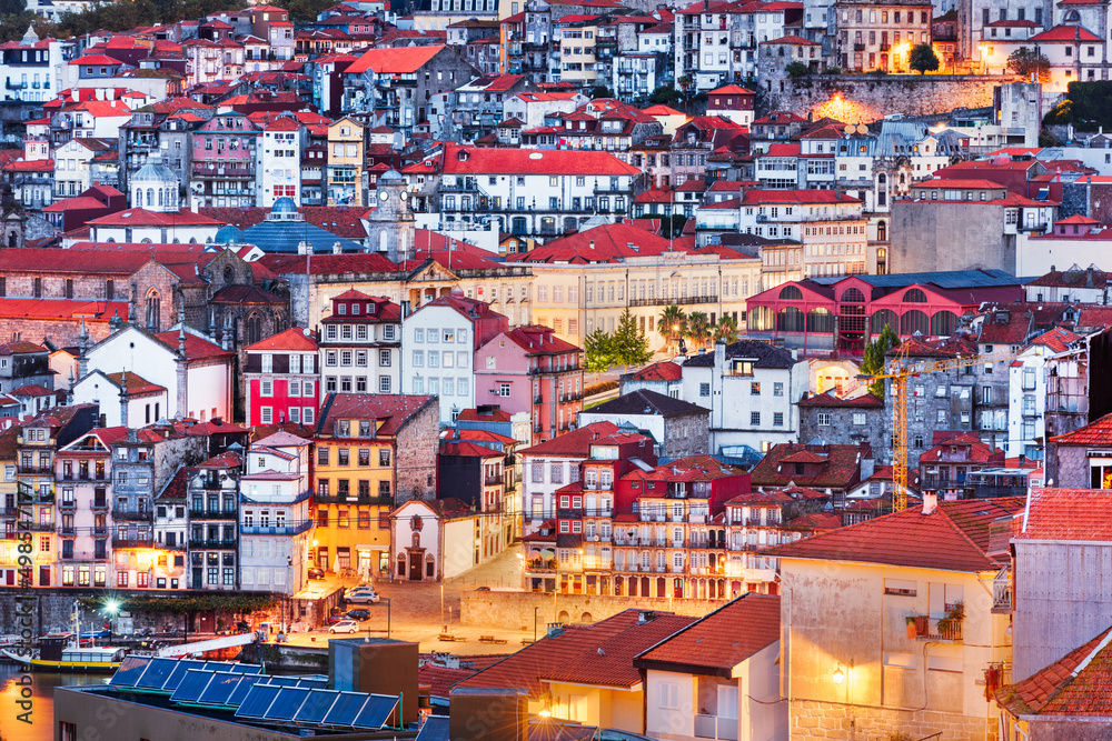 Porto, Portugal old town Cityscape