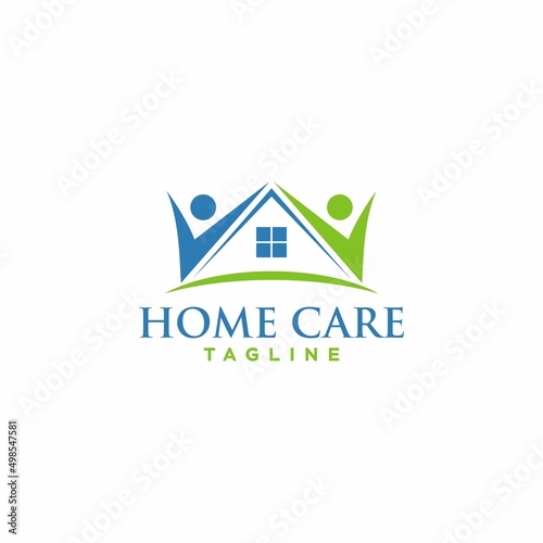 home care logo design template