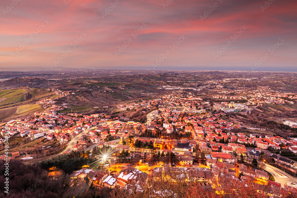 San Marino from Monte Titano