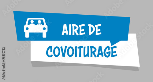 Logo aire de covoiturage.