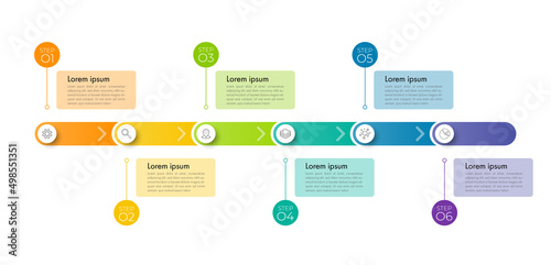 Minimal infographic can be used for workflow layout, diagram, number options, web design Fototapet