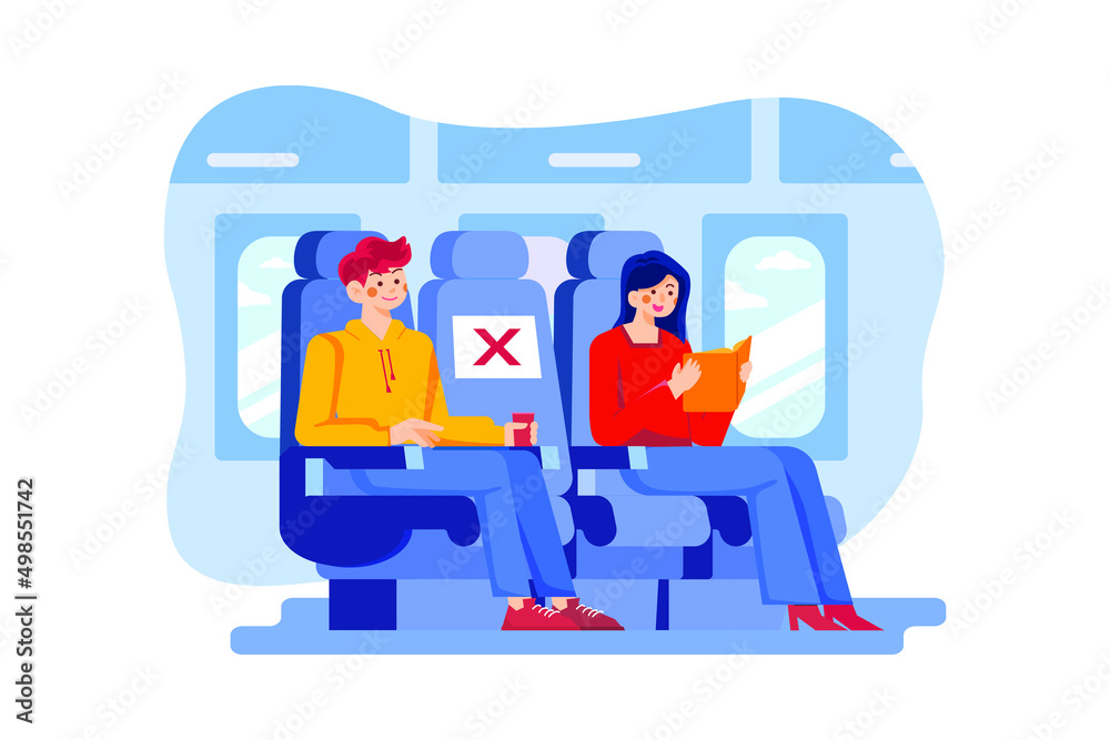 The new normal after the COVID‐19 Pandemic Illustration concept. Flat illustration isolated on white background The new normal after the COVID‐19 Pandemic Illustration concept. Flat illustration isolated on white background