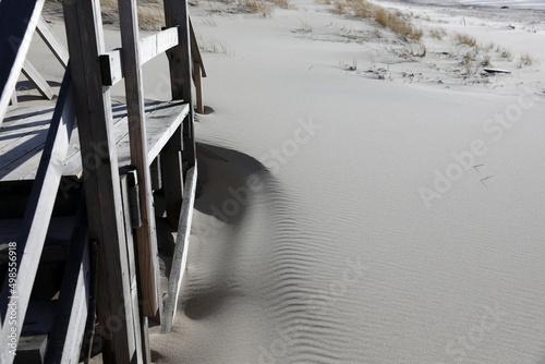 Billede på lærred Sandy beach on the Curonian Spit