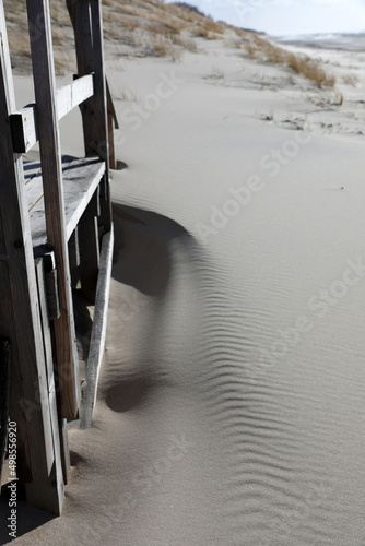 Fotografi Sandy beach on the Curonian Spit