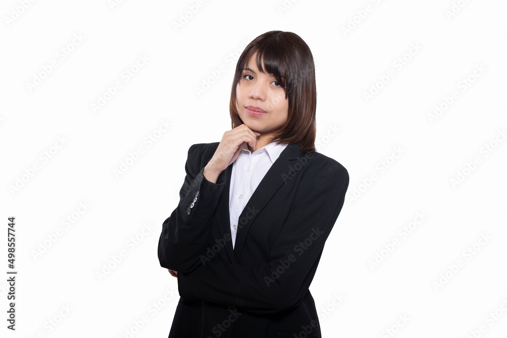 Business woman with a successful expression Business woman with a successful expression