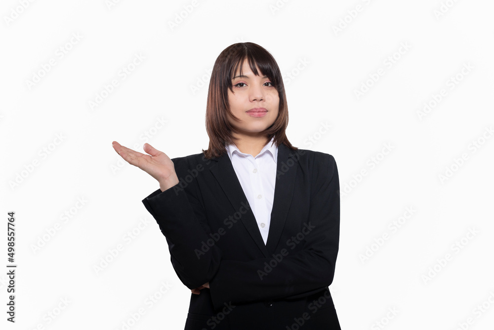Business woman with a successful expression Business woman with a successful expression
