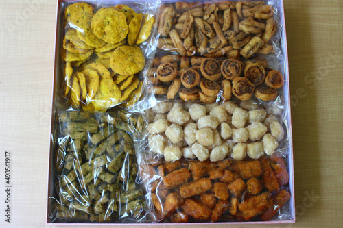 Punjabi Bhaji in a box photo
