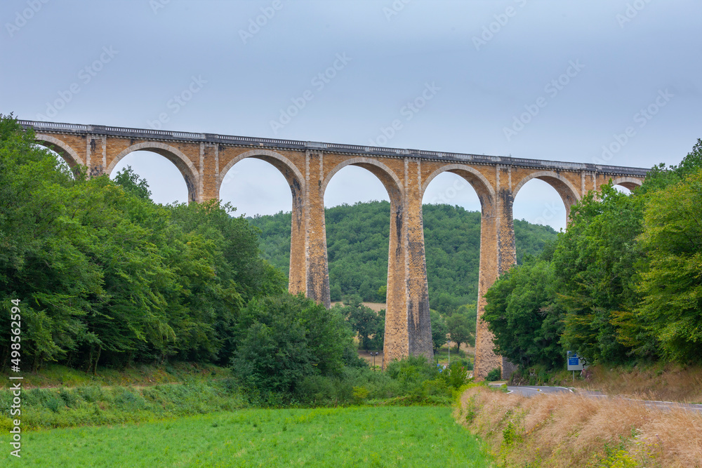 The viaduct near Souillac in the Midi-Pyrenees region of southern France