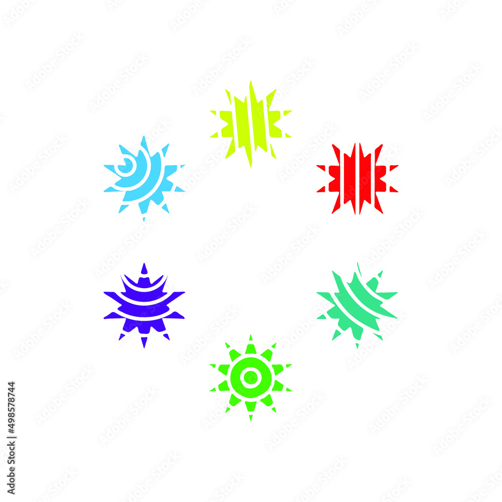 Collection of illustration star icon. Collection of illustration star icon.
