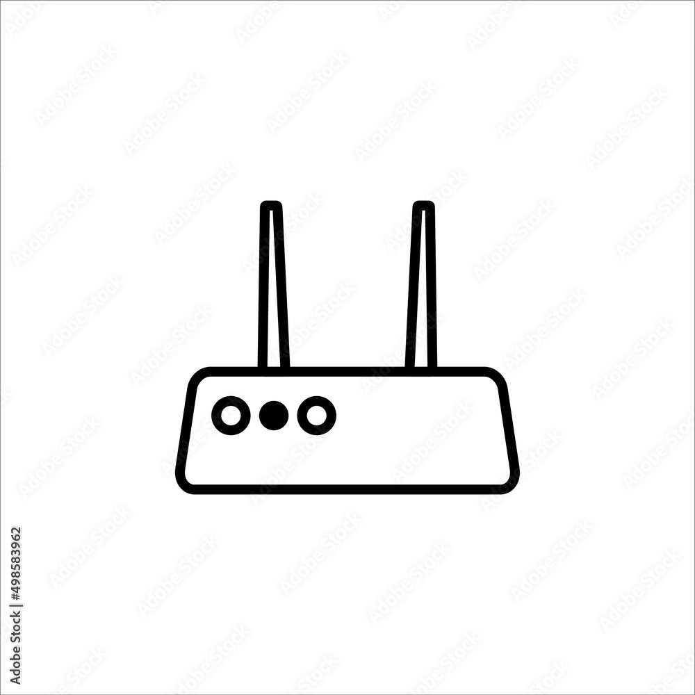 router icon vector illustration symbol router icon vector illustration symbol