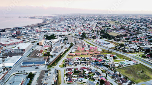 Aerial view of the Port Elizabeth, South Africa