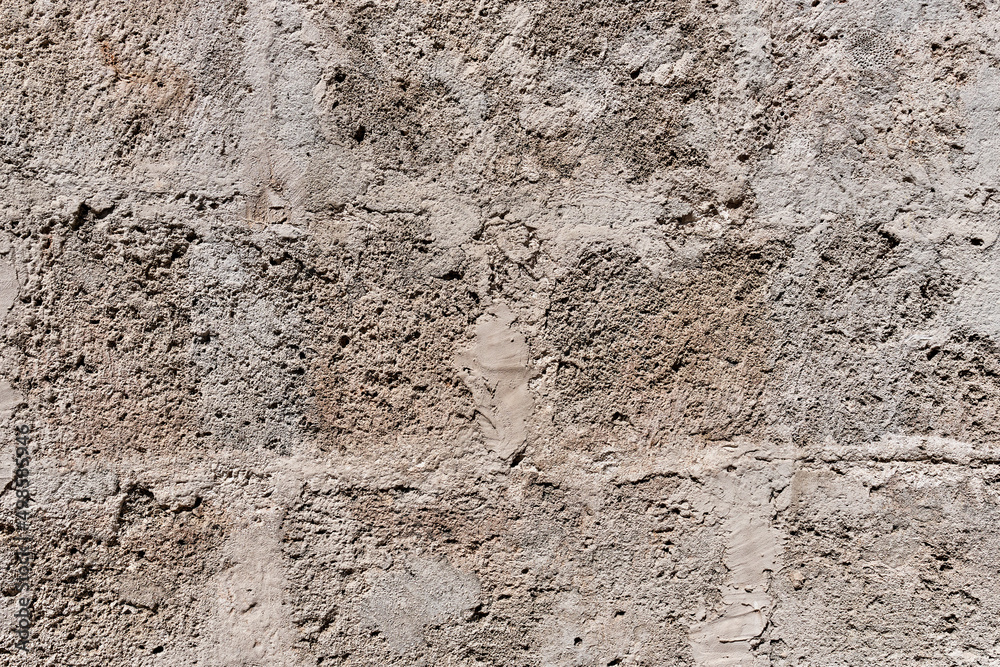 Old gray and beige stone external wall of 18th century Havana Cathedral Old gray and beige stone external wall of 18th century Havana Cathedral