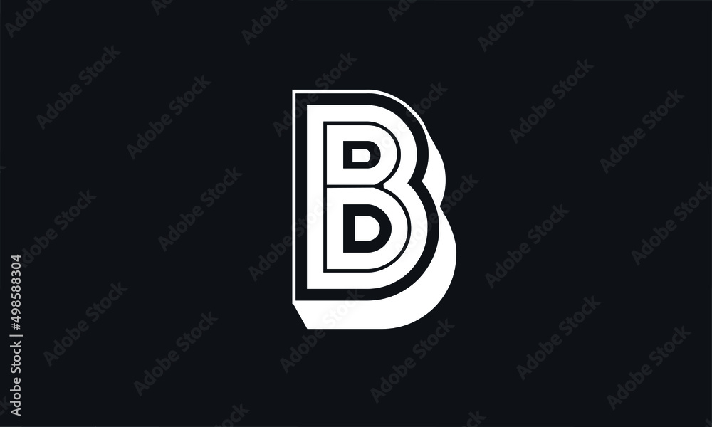 initials alphabet logo icon vector Letter B new. initials alphabet logo icon vector Letter B new.