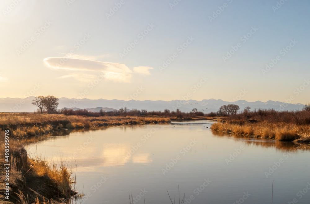 Early Spring in Alamosa National Wildlife Refuge, Southern Colorado