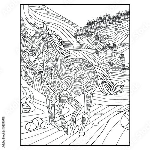Animals Mandala Coloring Pages	