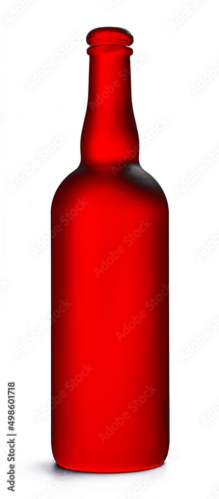 red wine bottle on white background red wine bottle on white background