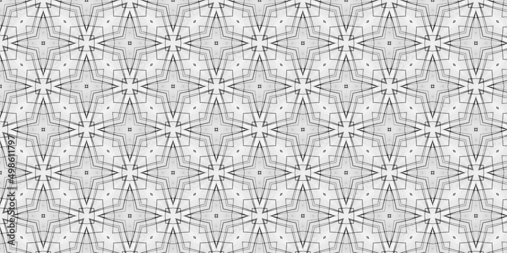 seamless drawn pattern with triangles