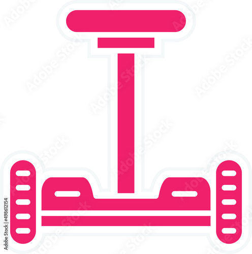 Vector Design Hoverboard Icon Style