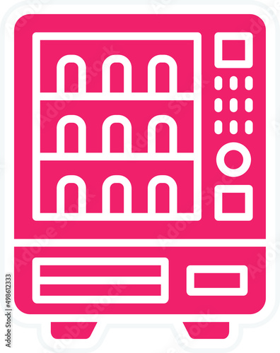 Vector Design Vending Machine Icon Style