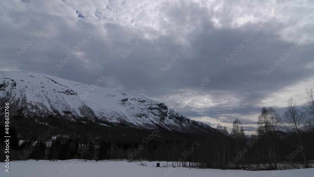 Mountain valley in Norway Time Lapse Mountain valley in Norway Time Lapse