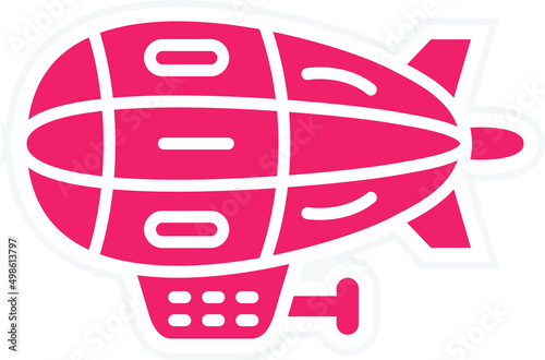 Vector Design Zeppelin Icon Style
