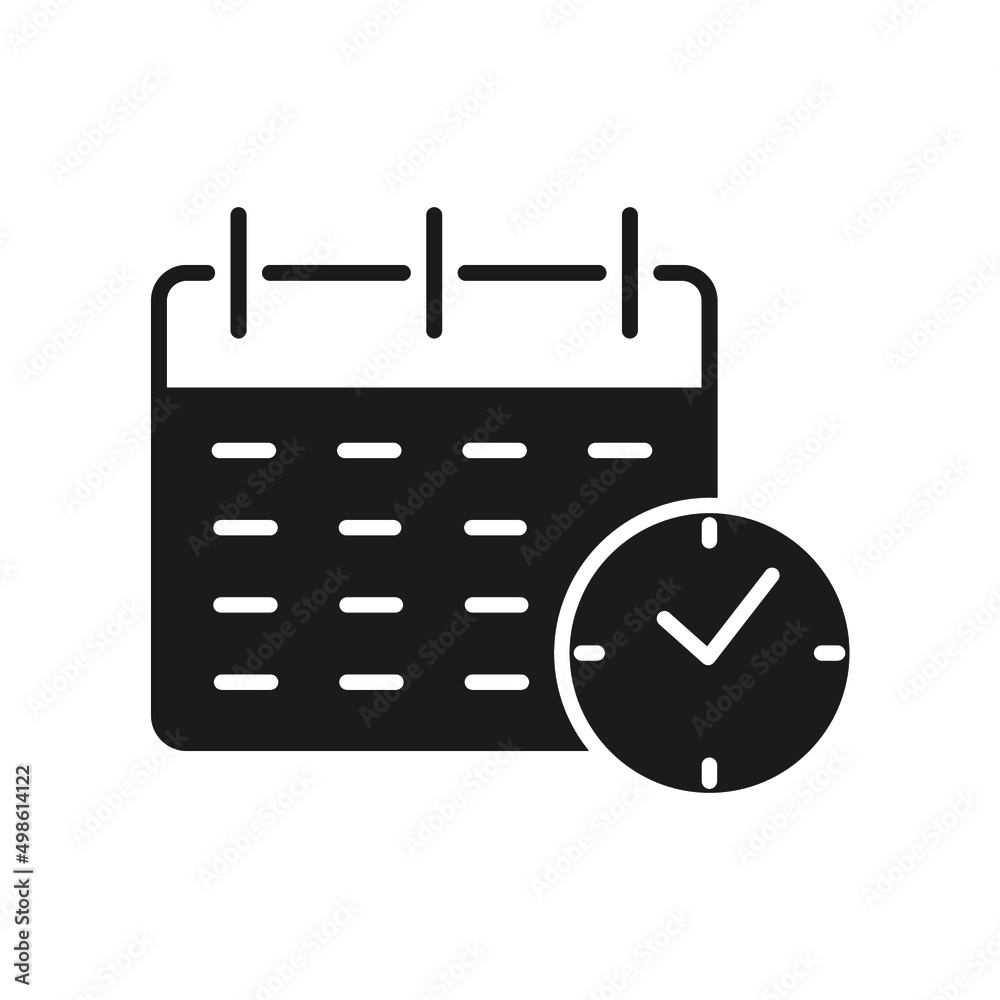 Calendar icons symbol vector elements for infographic web Calendar icons symbol vector elements for infographic web