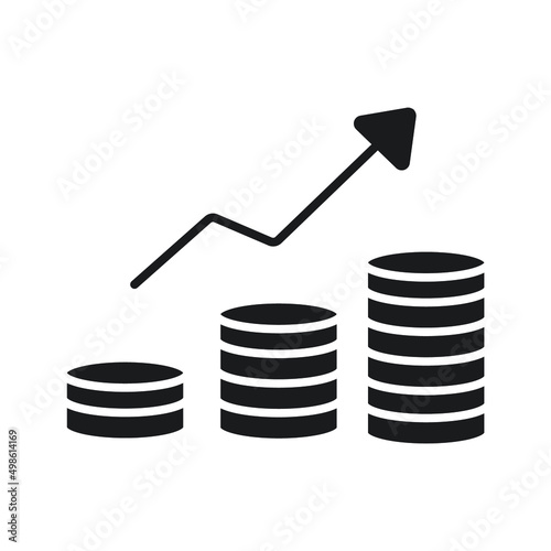 revenue icons  symbol vector elements for infographic web
