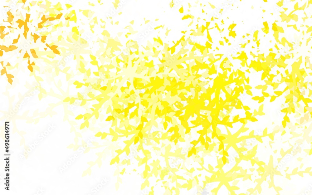 Light Yellow vector backdrop with memphis shapes. Light Yellow vector backdrop with memphis shapes.